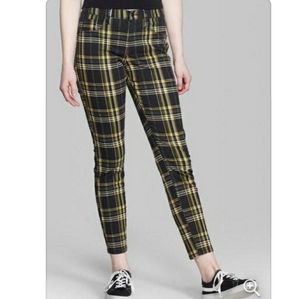 Wild Fable yellow plaid pants